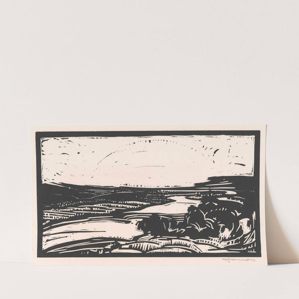 Landschap met meanderende rivier (1888) by Henri Jonas