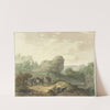 Landschap met ruiters by Hermanus Numan