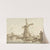 Landschap met windmolen by Jan Hulswit