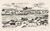 Landschap, Midden-Java; Merbaboe, Merapi, Ello rivier