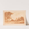 Landschap, Rome (1873-1931) by Etienne Bosch