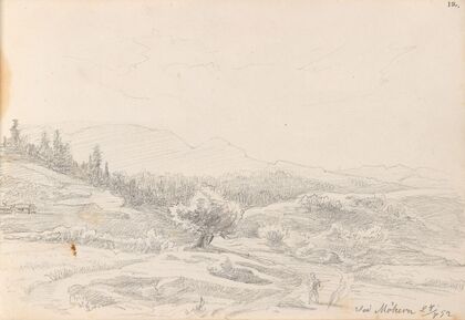 Landskap ved Møkeren (1852)