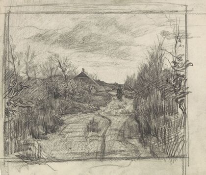 Landweggetje bij Laren