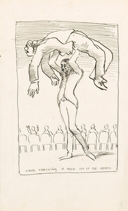 Lane Throwing a Man out of the Abbey (1907)