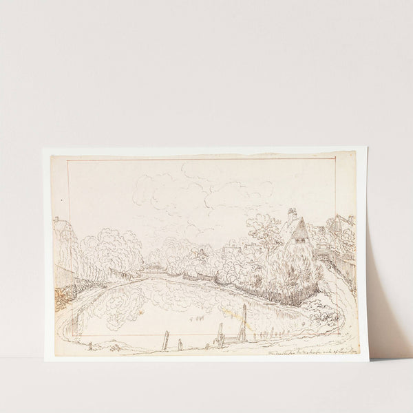 Lange Dam Fredensborg by Adam Gottlob Gjelstrup