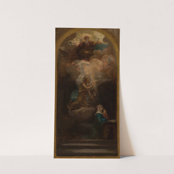 L’Annonciation (1875) by Jules-Louis Machard