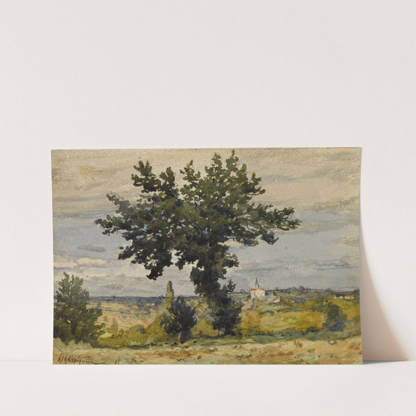 L’arbre au bord du chemin (1875) by Henri-Joseph Harpignies