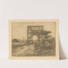 L&#8217;arc de Titus Rome (1873-1931) by Etienne Bosch
