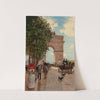 L&#039;Arc de Triomphe, Champs-Elysées by Jean Béraud