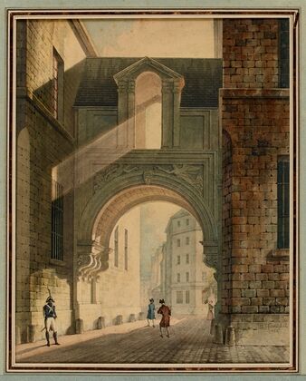 L’arc dit de Nazareth sur l’île de la Cité (1828)