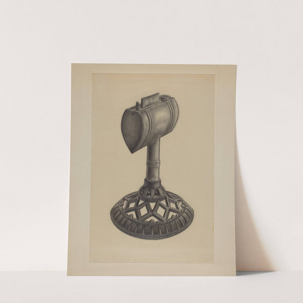 Lard Oil Lamp by Milton Grubstein
