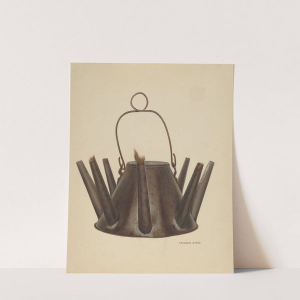 Lard Oil Lamp by Franklyn Syres