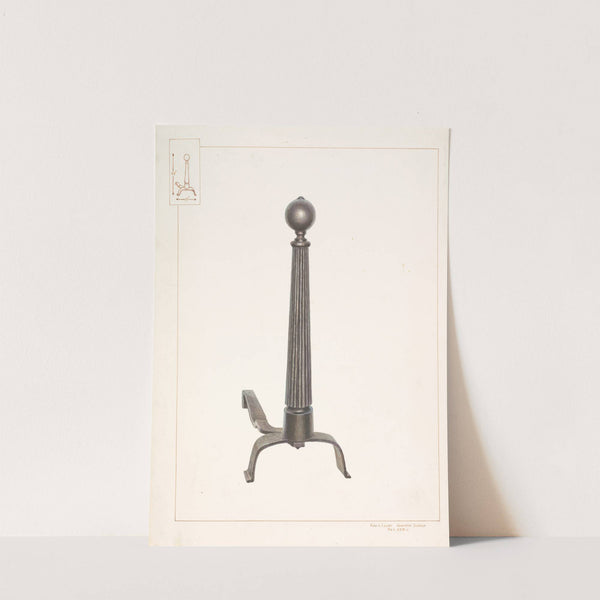 Large Andiron by Gordon Saltar