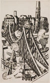 Large Bridge (‘Eiserner Steg’ in Frankfurt am Main) (1922)