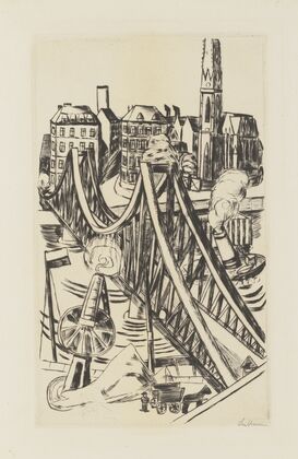 Large Bridge (the ‘Eiserne Steg’ in Frankfurt am Main)