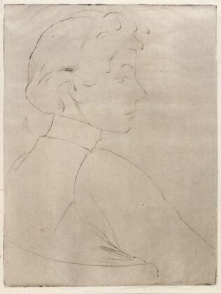 Large Head in Profile (1891)