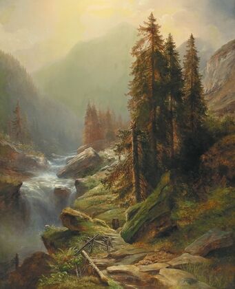 Large Mountain Landscape