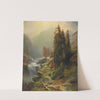 Large Mountain Landscape by Albert Zimmermann