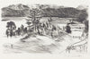 Large Walchen Sea Landscape (Grosse Walchenseelandschaft) (1923)
