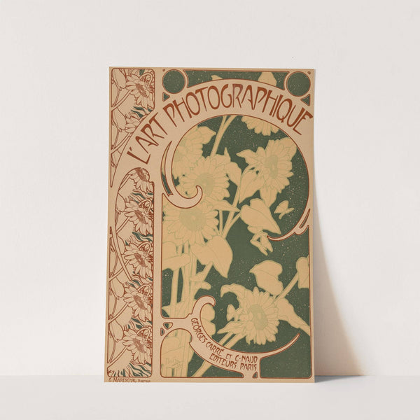 L’Art Photographique No. 10, L’Art Photographique cover (1900) by Alphonse Mucha