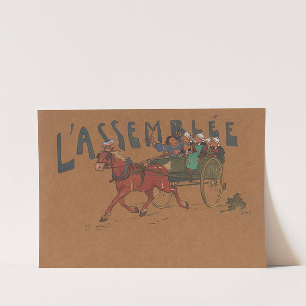 L’assemblée – cover (1913) by Jordic