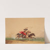 Lassoing Wild Horses by Alfred Jacob Miller