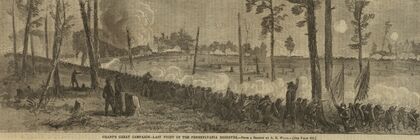 Last fight of the Pennsylvania Reserves before the expiration of their term of service