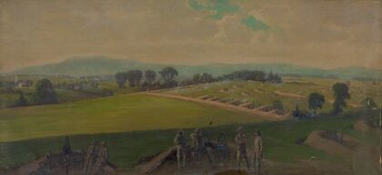 Last stand of the Army of Virginia, commanded by General Lee
