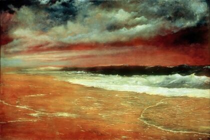 Late Afternoon by the Sea (The Red Wave)