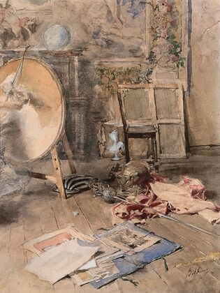 L’atelier de l’artiste