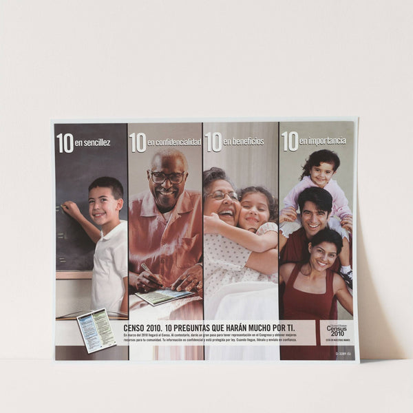 Latino Awareness Poster (2010) by Bureau of the Census