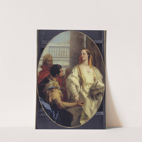 Latinus Offering his Daughter Lavinia to Aeneas in Matrimony (1752 - 1754) by Giovanni Battista Tiepolo