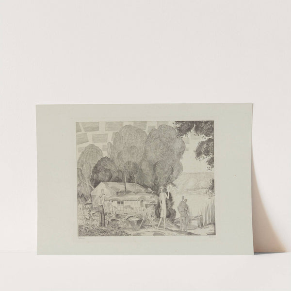 L’Auberge du bord de l’eau (1925-1926) by Jean-Émile Laboureur