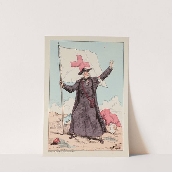 L’aumonier militaire. (1871) by Draner