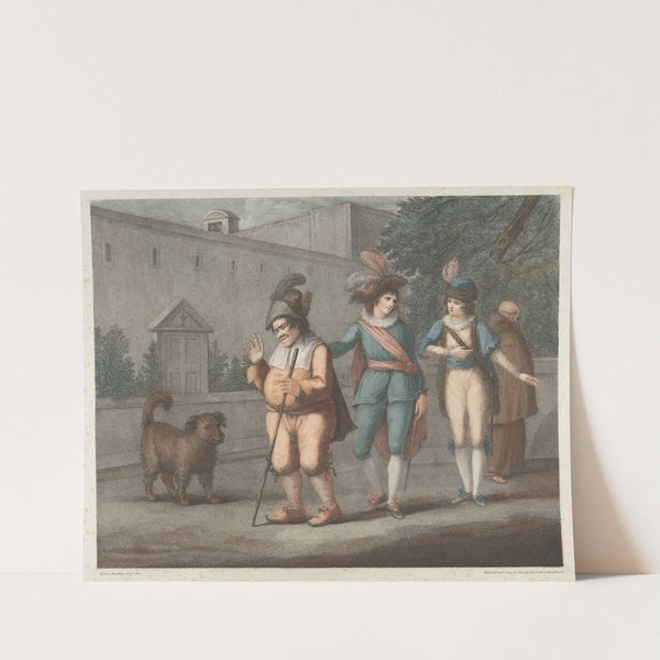 Launce Teaching his Dog Crab to behave as a Dog in all things – ‘The Two Gentlemen of Verona,’ Act IV, Scene IV (1794) by Henry William Bunbury