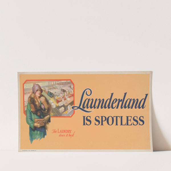 Launderland is spotless. The laundry does it best. (1929)