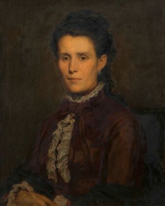 Laura Kundmann geb. Tautenhayn, Gattin des Bildhauers Karl Kundmann