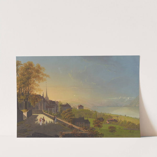 Lausanne am Genfersee by Johann Heinrich Bleuler the Younger