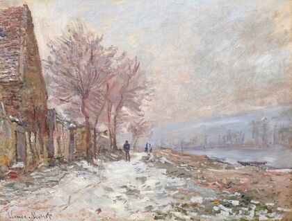 Lavacourt, l’hiver