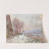 Lavacourt, l’hiver (1879) by Claude Monet