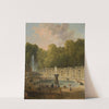 Lavandières dans un parc (1775) by Hubert Robert