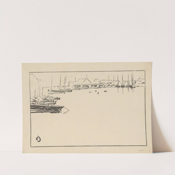 L’Avant-port des Sables d’Olonne (1904-1905) by Amédée Joyau