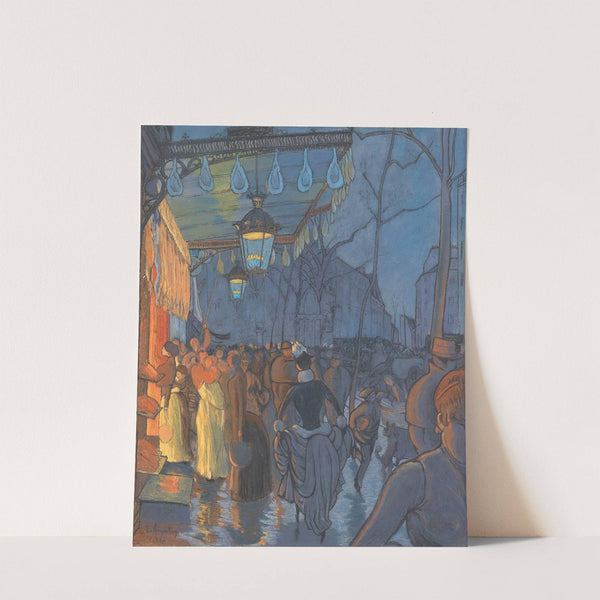 L&#039;Avenue de Clichy by Louis Anquetin