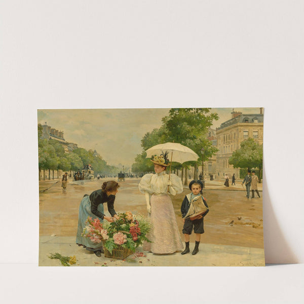 L&#039;avenue des Champs-Élysées by Louis Marie De Schryver
