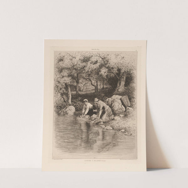 Laveuses à Vallières (1880) by Adolphe Martial Potémont