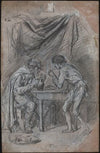 Lazarille de Tormes Stealing Drink from a Blind Man