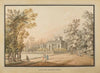 Łazienki Park, the view from the south
