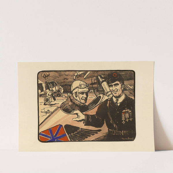 Le As anglais Bal et Bishop (The English Aces Albert Ball and Billy Bishop) (1920) by Maurice Busset