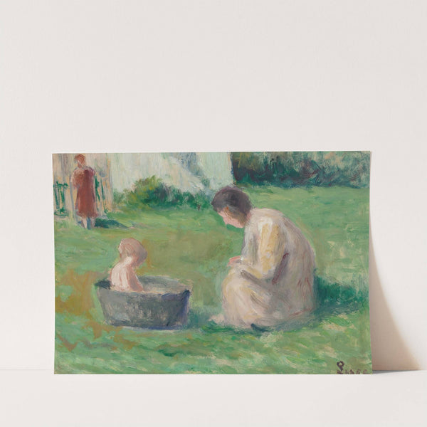 Le bain du bébé by Maximilien Luce
