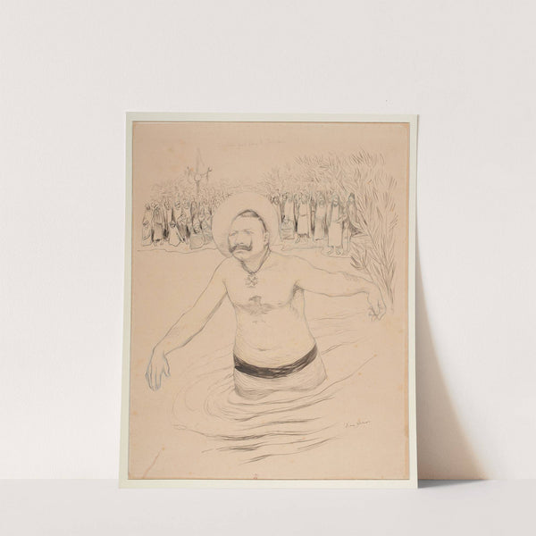 Le bain froid dans le Jourdain (1898) by Jean Veber